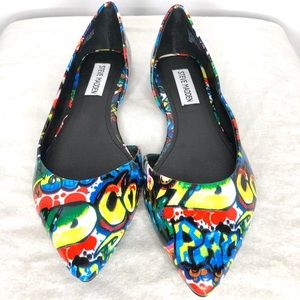 NWOT Steve Madden Graffiti D’Orsay Flat / Sz 7